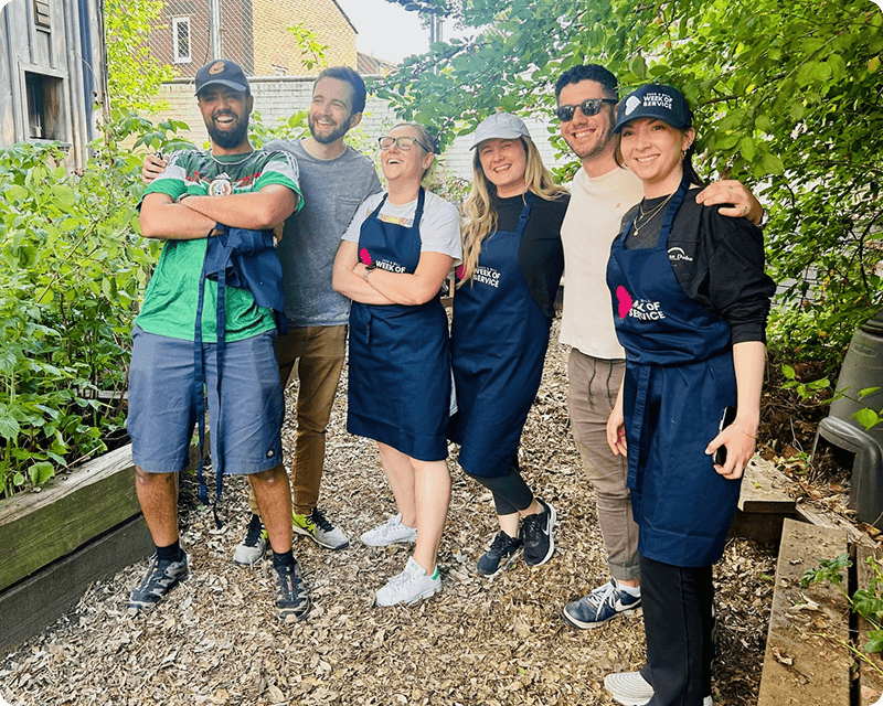 Porter Novelli Employees - Week of Service